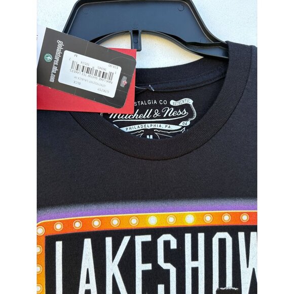 Mitchell & Ness Lakershow Los Angeles Lakers Black T-Shirt Nostalgia Co. Size M - Picture 3 of 5